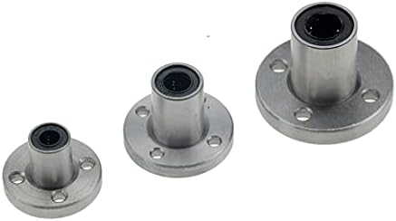 SUTK 4PCS LMF8UU LMF10UU LMF6UU LM12UU LM8LUU LMF12LUU LM16UU Rolamento de esfera linear de flange de 8 mm para impressão