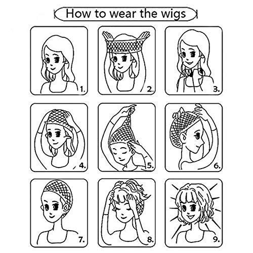 Wigs de tainha loira de Kaneles para mulheres em camadas de cabelos encaracolados com franja na peruca de substituição de