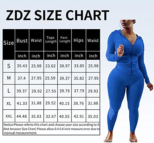 ZDZ 2 peças suor para mulheres Conjunto de jogger Roupas de queda de manga comprida Testes esportivos de trajes de trajes