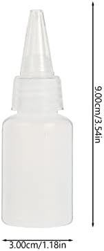 Recipiente de molho de hemotão 30pcs espreme o esguicho garrafa de condimento Plástico de condimento de condimento Squeeze molho de molho para gelo de óleo de condimento e recipientes de molho líquido