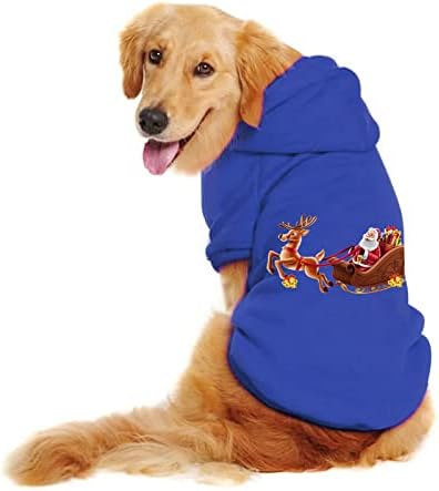 Roupas de estimação zitiany para cães grandes cães de Natal veado santa suéter de cachorro roupas de cachorro fantasia fantasia