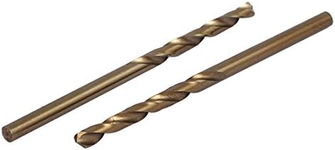 Aexit 3mm Tool de perfuração Titular DIA DIA 61mm M35 HSS Cobalt Spiral Flute Twist Drill Bit 10pcs Modelo: 48AS501QO539