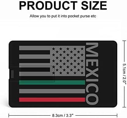 American Flag Mexico Flash Drive USB 2.0 32g e 64g Cartão de memória portátil para PC/laptop