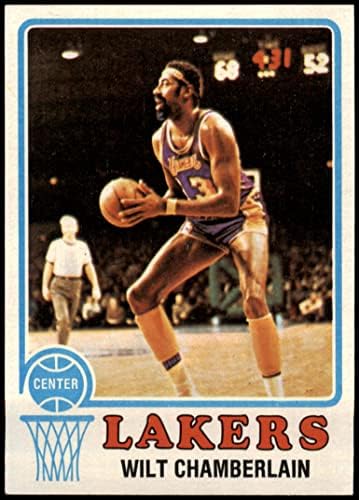 1973 Topps 80 Wilt Chamberlain Los Angeles Lakers NM+ Lakers Kansas
