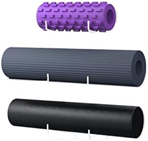 Yoga Mat Stand Wall Montado de Yoga Mat armazenamento Acessórios para fitness Home Bands de resistência à banda de ioga