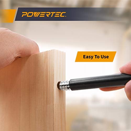 Powertec 71384 T-Wrench | 5/16 18 Ferramenta de instalação de inserção rosqueada com alça em forma de T