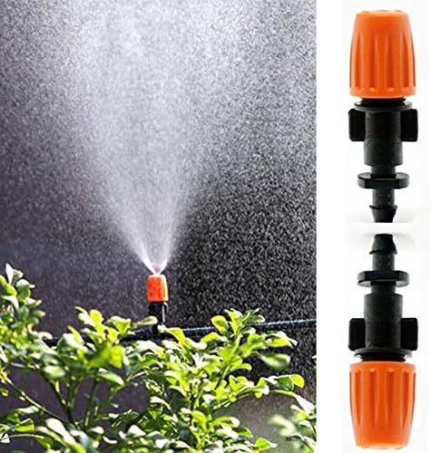50pcs Garden Irrigation Micro Flow Dropper Head, Micro Spray Fluxo Ajuste Os gotejadores de irrigação, Sprinklers Sistema de