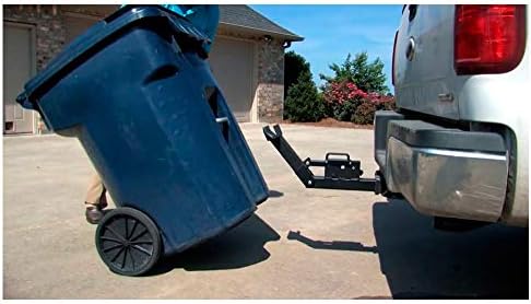 Great Day Tote Caddy Trash Can Transporter - Caixa de caminhão/automóvel/carrinho de golfe/ATV com receptor de engate