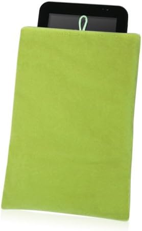 Caixa de ondas de caixa compatível com laescha dr7s - bolsa de veludo, manga de saco de tecido de veludo com cordão para laesk