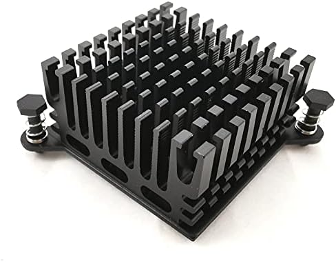 Magntek 1pcs chipset theat radiator resfriador FPGA inglesa de calor 37,4 mm x 37,4 mm x 20mm rohs anodizados pretos