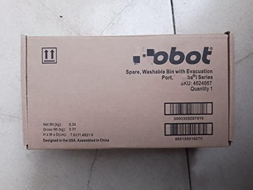 Caixa de poeira autêntica compatível com o iRobot Roomba i7+ i1 i3+ i4+ i6 j7 i7 plus lixo de sujeira de reposição com descarte automático de sujeira 4624867