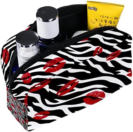 Bolsa de maquiagem de viagem, bolsa de cosmética Caso organizador, para mulheres de produtos para produtos de higiene pessoal,