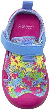 Robeez Kids Water Shoes Meninos e meninas deslizam sapatos de neoprene aqua para verão, praia, piscina - infantil/criança, 12