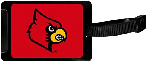 Siskiyou NCAA Louisville Cardinals Bagage Tag, Black, 3,25