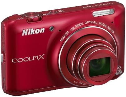 Nikon Coolpix S6400 Câmera digital de 16 MP com zoom óptico de 12x e LCD de 3 polegadas