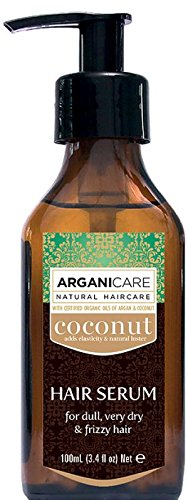 Soro de coco natural de Arganicare para cabelos muito secos e danificados 100ml