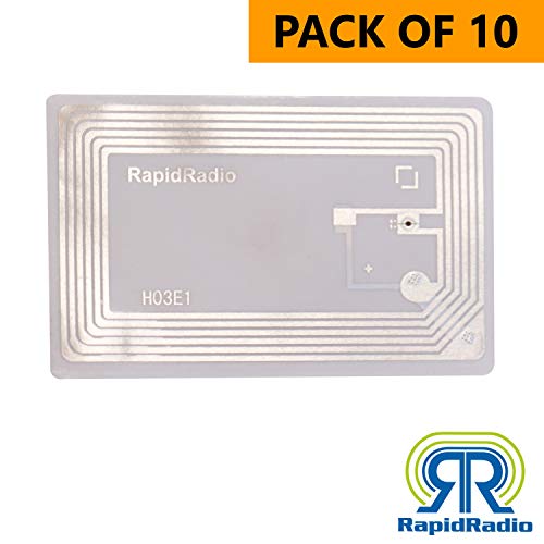 RAPIDRADIO HF RFID LIVRO LIVRO TAG - pacote de 10