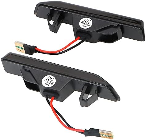 CSSLYZL 2pcs sequenciais LEDs dinâmicos LED Marcador lateral Luzes de sinal Turn Signal