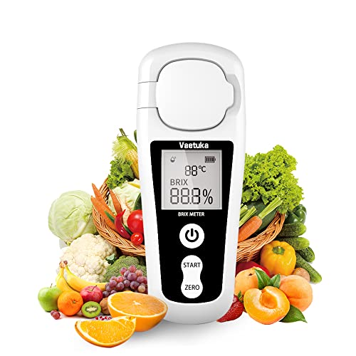 Brix medidor digital vaetuka medidor de açúcar eletrônico de alta precisão Efratômetro digital frutométrica doencheness