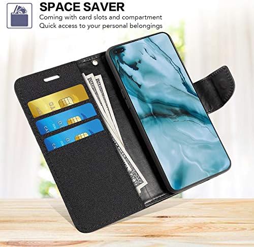 Shantime para oukitel WP21 CASE, Caixa de carteira de couro Oxford com capa de ímã de tampa traseira Soft TPU para oukitel