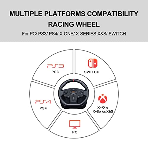 PC Roding Wheel Wheel Wheel PxN V900 Simulador de direção