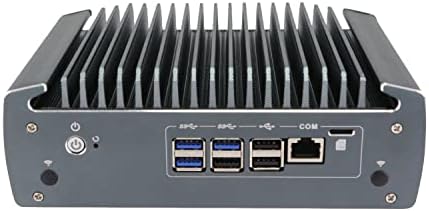 Hunsn Micro Firewall Appliance, Mini PC, Opnsense, VPN, Router PC, Intel Core i5 10210U, RX10, AES-NI, 6 x 2,5GBE I225-V B3, HDMI,