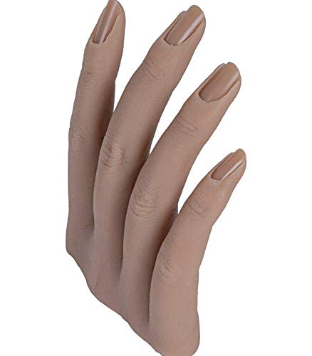 Pratique o dedo da unha Fake Modelo de dedos de dedos reutilizáveis ​​Ferramentas de prática de unhas+ferramentas de unhas+unhas decorativas Treinamento introdutório/arte de unhas de auto-estudo, a, par