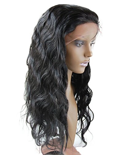 Beautiful 22 Lace Front Wig Human para mulher negra de renda longa peruca chinesa Virgem Remy Humano Human Body Wave Cor