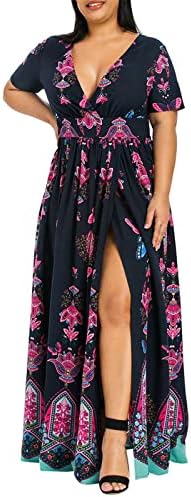 Vestidos maxi de tamanho feminino