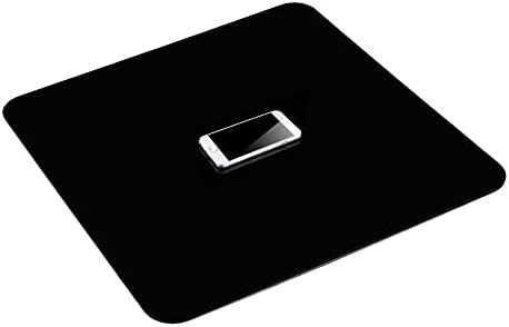Limostudio 24 x 24 / 60cm x 60cm Black & White Acrílico Reflexivo Tabela Top Display Placas de fundo para fotografias,